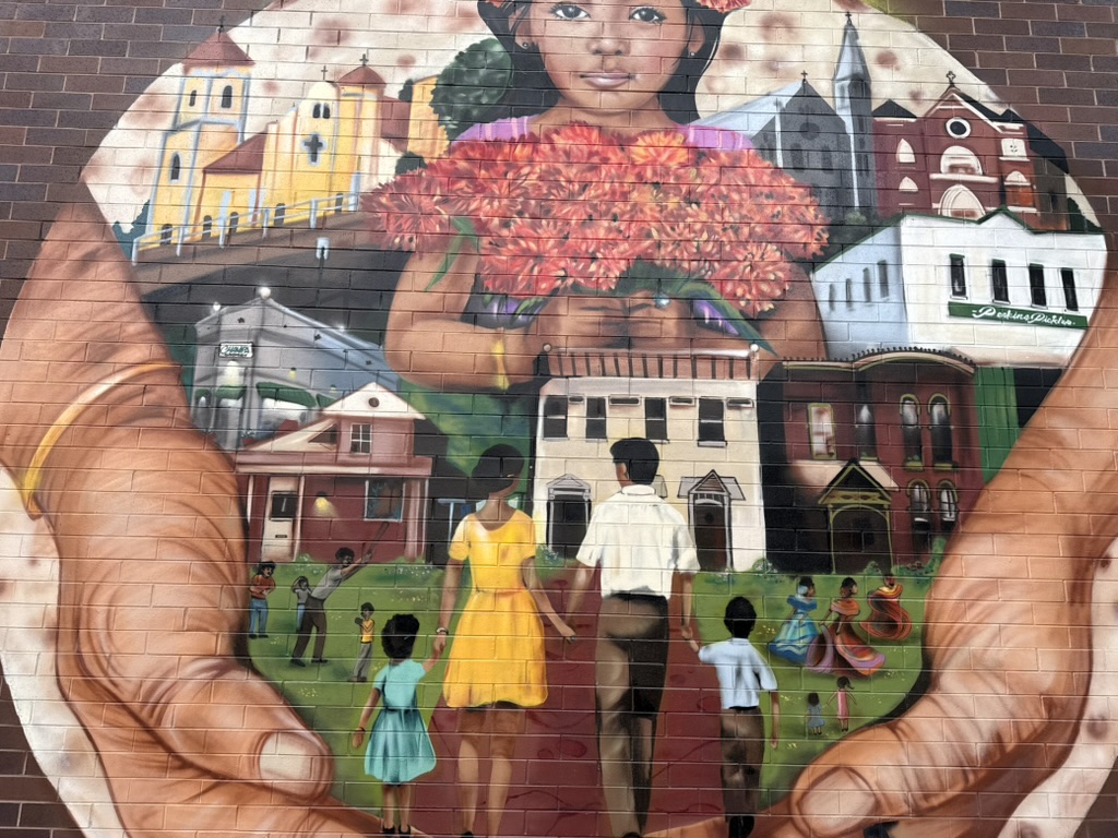Community Mural, 'Displaced but Not Erased' on Auraria's Campus
